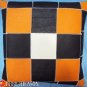 PL358 Smooth Leather PatchWork Cushion Pillow Cover