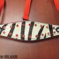 311 BRONC RODEO SHOW HORSE HALTER ZEBRA HAIR-ON LEATHER