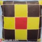 PL451 Smooth Leather PatchWork Cushion Pillow Cover