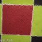 PL451 Smooth Leather PatchWork Cushion Pillow Cover