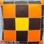 PL452 Smooth Leather PatchWork Cushion Pillow Cover