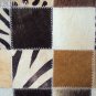 PL403 Cowhide Leather Hair-On PatchWork Cushion Pillow Cover