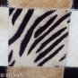 PL407 Cowhide Leather Hair-On PatchWork Cushion Pillow Cover