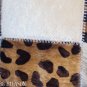 PL417 Cowhide Leather Hair-On PatchWork Cushion Pillow Cover