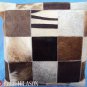 PL425 Cowhide Leather Hair-On PatchWork Cushion Pillow Cover