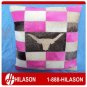 PL428 Cowhide Leather Hair-On PatchWork Cushion Pillow Cover
