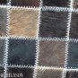 PL466 Cowhide Leather Hair-On PatchWork Cushion Pillow Cover