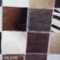 PL469 Cowhide Leather Hair-On PatchWork Cushion Pillow Cover
