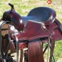 TO521DB Hilason Treeless Western Barrel Trail Saddle 15