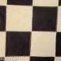 PL349 Smooth Leather PatchWork Cushion Pillow Cover