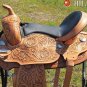 TO537 Hilason Treeless Western Barrel Trail Saddle 16