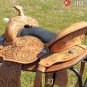TO537 Hilason Treeless Western Barrel Trail Saddle 16