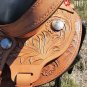 TO537 Hilason Treeless Western Barrel Trail Saddle 16