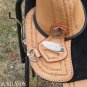 AW108 Hilason Treeless Western Trail Barrel Saddle 17
