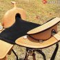 AW106 Hilason Treeless Western Trail Barrel Saddle 17