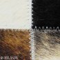 PL365 Cowhide Leather Hair-On PatchWork Cushion Pillow Cover