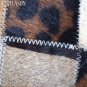PL420 Cowhide Leather Hair-On PatchWork Cushion Pillow Cover