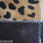 PL384 Cowhide Leather Hair-On PatchWork Cushion Pillow Cover