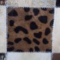 PL393 Cowhide Leather Hair-On PatchWork Cushion Pillow Cover