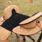 AW104 Hilason Treeless Western Trail Barrel Saddle 16