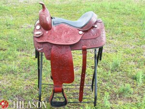 T294 Hilason Flex-Tree Trail Pleasure Western Saddle 17