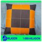 PL339 Smooth Leather PatchWork Cushion Pillow Cover