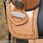 AW101 Hilason Treeless Western Trail Barrel Saddle 16