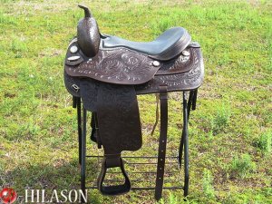 T293 Hilason Flex-Tree Trail Pleasure Western Saddle 17
