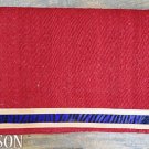 DP296 HILASON WESTERN NEW ZEALND WOOL SADDLE PAD BLANKET ZEBRA HAIR ON LEATHER