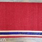 DP296 HILASON WESTERN NEW ZEALND WOOL SADDLE PAD BLANKET ZEBRA HAIR ON LEATHER