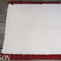 DP296 HILASON WESTERN NEW ZEALND WOOL SADDLE PAD BLANKET ZEBRA HAIR ON LEATHER