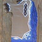 808 Bull Riding Soft Smooth Leather Rodeo Western Chaps
