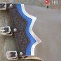 808 Bull Riding Soft Smooth Leather Rodeo Western Chaps
