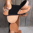 AW112 Hilason Treeless Western Trail Barrel Saddle 16