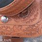 AW118 Hilason Treeless Western Trail Barrel Saddle 16