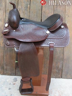 TT298 Flex-Tree Hilason Western Trail Pleasure Saddle 16