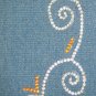 DP140 WESTERN SADDLE BLANKET PAD WOOL BLING SHOW RODEO BLUE