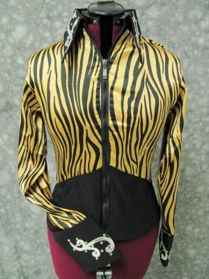 2076 Hilason Showmanship Rail Pleasure Jacket Shirt MED