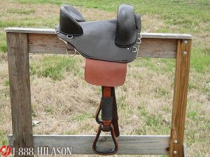 E101 Hilason Treeless Western Endurance Trail Saddle 16