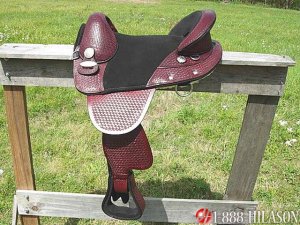E112 Hilason Treeless Western Endurance Trail Saddle 13