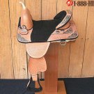TW303 Hilason Treeless Western Barrel Trail Saddle 13