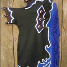 545 Bull Riding Soft Smooth Leather Rodeo Western Chaps