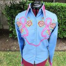 Hilason Barrel Racing Shirt Western S​how Rodeo Queen