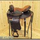 TO505DB Hilason Treeless Western Barrel Trail Saddle 17