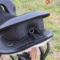AW110BK Hilason Treeless Western Trail Barrel Saddle 17