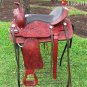 TO525 Hilason Treeless Western Barrel Trail Saddle 17