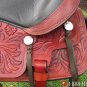 TO525 Hilason Treeless Western Barrel Trail Saddle 17