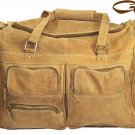 GLDB100NL Rugged Distressed Boot Leather Duffle and Gym Bags