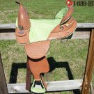 TW256 Hilason Treeless Western Barrel Trail Saddle 16