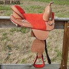 TW264 Hilason Treeless Western Barrel Trail Saddle 17